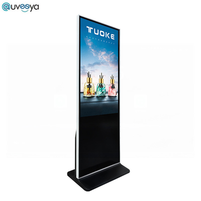 Quiosco interactivo de la pantalla táctil del soporte infrarrojo del piso 16GB para el anuncio de la información