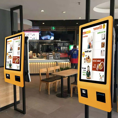 Comida rápida 21,5 &quot;24&quot; 27 &quot;32&quot; 42 &quot;pulgadas pantalla táctil máquina de autopago autoservicio pago pedido quiosco para restaurantes