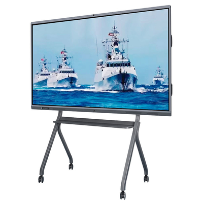 65 pantalla LCD de la pulgada 4K que enseña a la pantalla táctil interactiva elegante Whiteboard