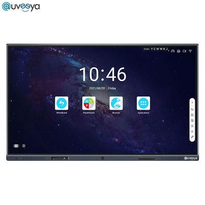 4K llevó la pantalla plana interactiva del tacto IR20 98 pulgadas para la enseñanza y la reunión