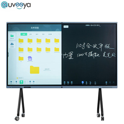 Pantallas interactivas planas educativas 4k de X5PRO 75 pulgadas con la cámara