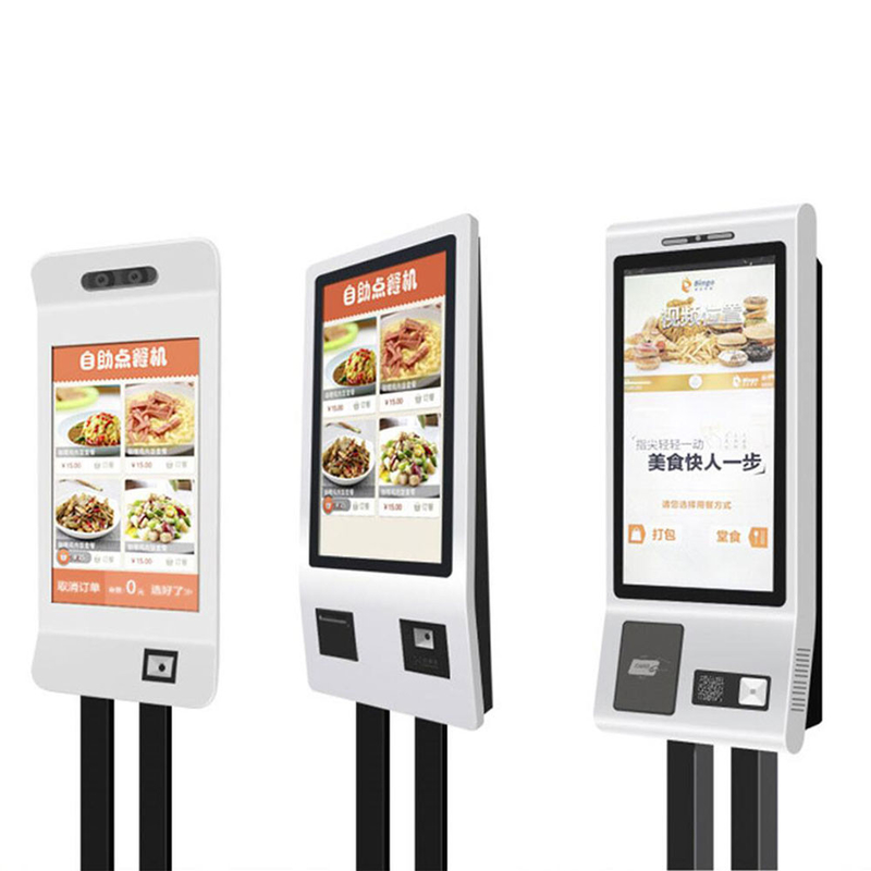 Comida rápida 21,5 &quot;24&quot; 27 &quot;32&quot; 42 &quot;pulgadas pantalla táctil máquina de autopago autoservicio pago pedido quiosco para restaurantes